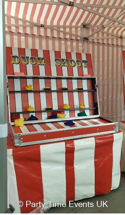 Duck Shoot Funfair Side Stall Game Hire | Durham & North East