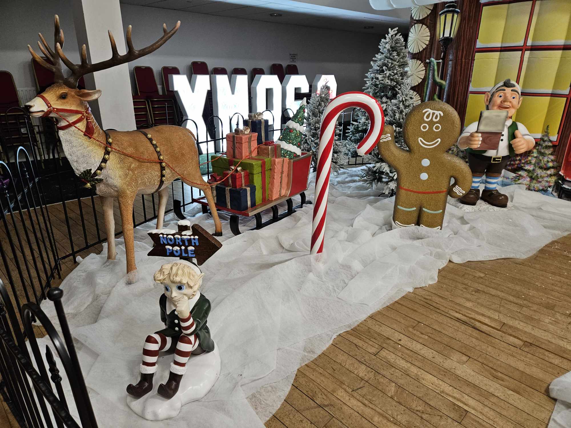 luxury Christmas props for hire in the North East
